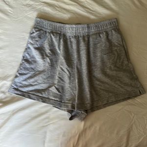 Grey lounge shorts